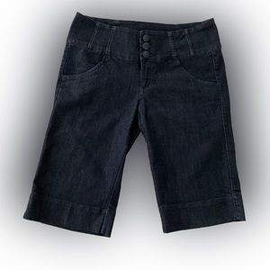 Boom Boom Women’s Denim Dark Bkue Shorts Size:11